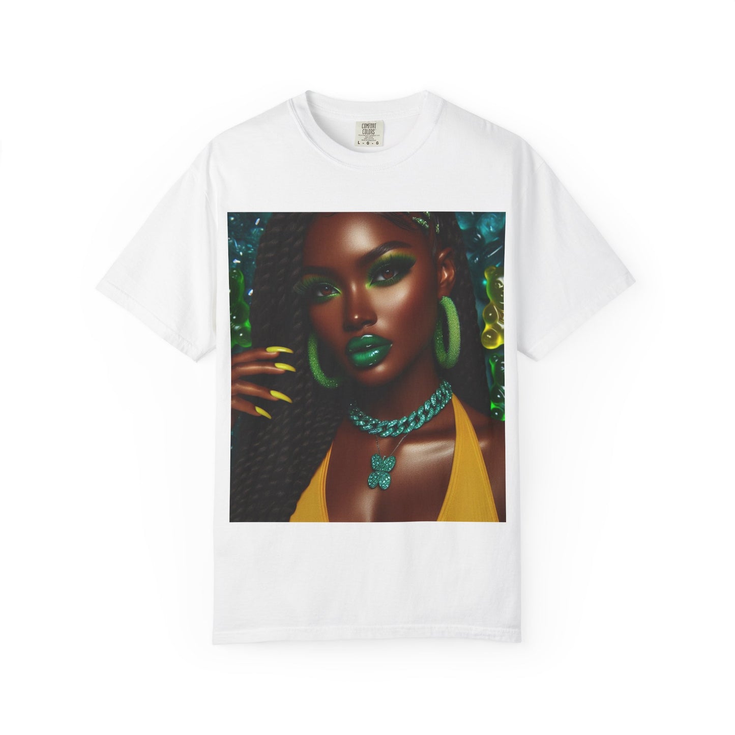 Vibrant Graphic T-shirt for Bold Femininity | Fashion Tee, Statement Shirt, Unique Gift, Trendy Apparel, Casual Wear