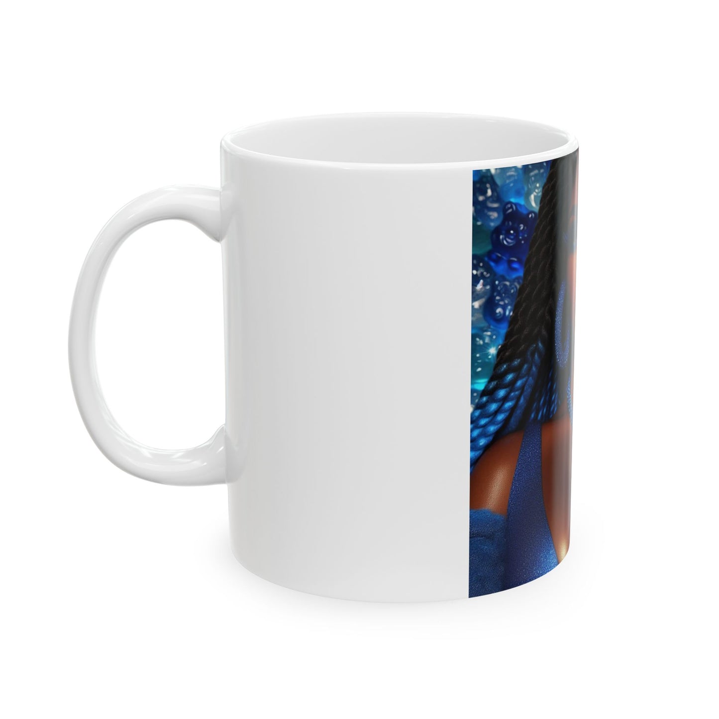 Stunning Afrocentric Ceramic Mug | Empowering Artwork for Coffee & Tea Lovers, Unique Gift for Her, Inspirational Mug, 11oz 15oz
