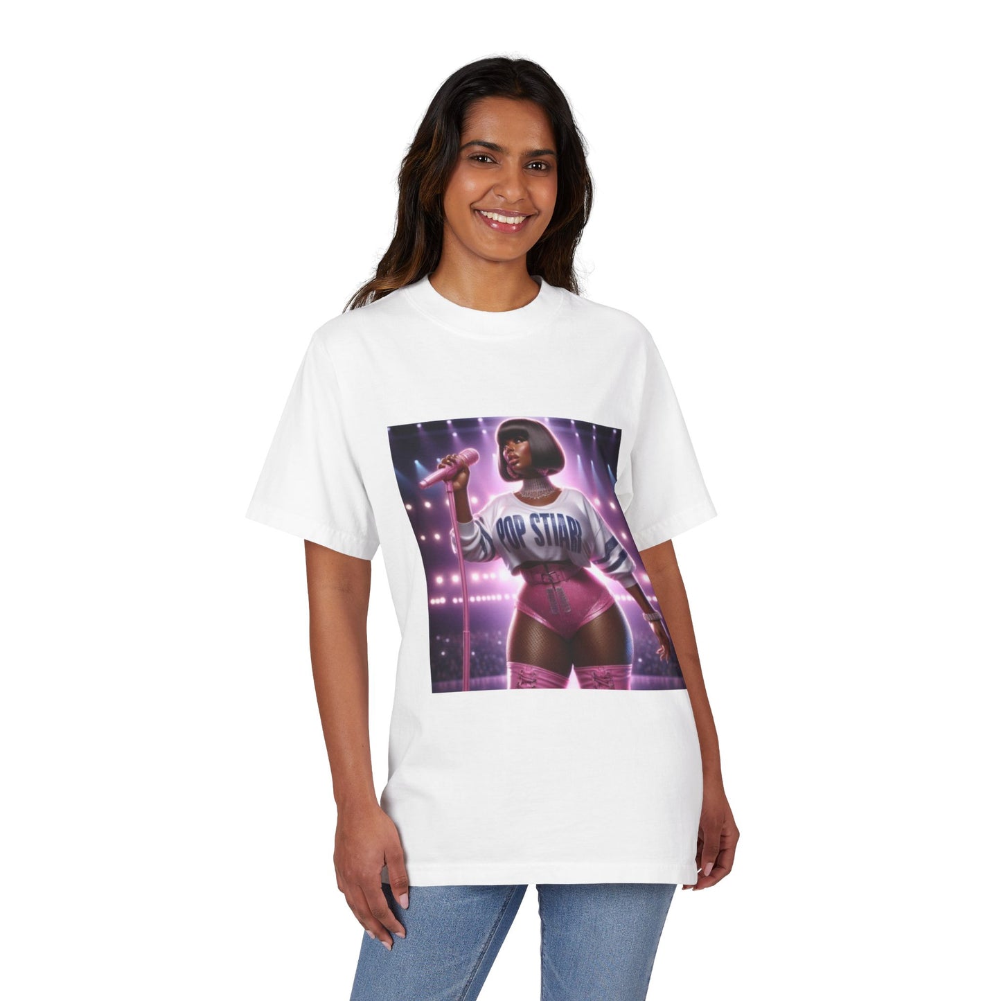 Unisex Garment-Dyed Drop-Shoulder T-Shirt